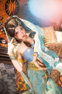 Elegant Portrait Series: YiTuYu Art Language Vol.9150 Featuring Model Dang Chu Jiao Ren Jia Xiao Tian Tian - Aesthetic Photography Collection-22