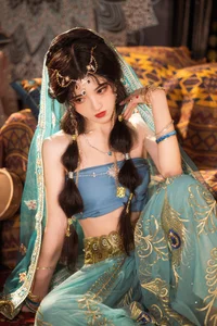 Elegant Portrait Series: YiTuYu Art Language Vol.9150 Featuring Model Dang Chu Jiao Ren Jia Xiao Tian Tian - Aesthetic Photography Collection-12