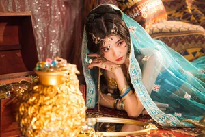 Elegant Portrait Series: YiTuYu Art Language Vol.9150 Featuring Model Dang Chu Jiao Ren Jia Xiao Tian Tian - Aesthetic Photography Collection-9