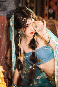 Elegant Portrait Series: YiTuYu Art Language Vol.9150 Featuring Model Dang Chu Jiao Ren Jia Xiao Tian Tian - Aesthetic Photography Collection-15