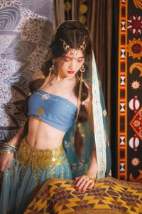 Elegant Portrait Series: YiTuYu Art Language Vol.9150 Featuring Model Dang Chu Jiao Ren Jia Xiao Tian Tian - Aesthetic Photography Collection-10