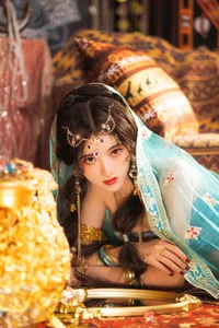 Elegant Portrait Series: YiTuYu Art Language Vol.9150 Featuring Model Dang Chu Jiao Ren Jia Xiao Tian Tian - Aesthetic Photography Collection-21