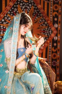 Elegant Portrait Series: YiTuYu Art Language Vol.9150 Featuring Model Dang Chu Jiao Ren Jia Xiao Tian Tian - Aesthetic Photography Collection-19