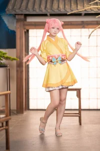 Stunning Kurama Koharu Cosplay by Lunananya from Senren Banka: A Visual Journey into Traditional Japanese Aesthetics and Elegant Miko Style-20